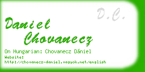 daniel chovanecz business card