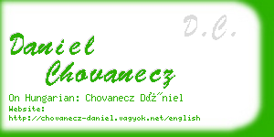 daniel chovanecz business card